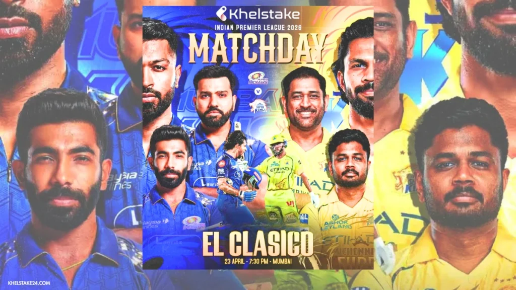 IPL Match Today, MI vs CSK